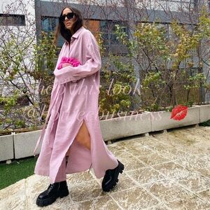 ZARA BNWT Knotted Shirt Dress